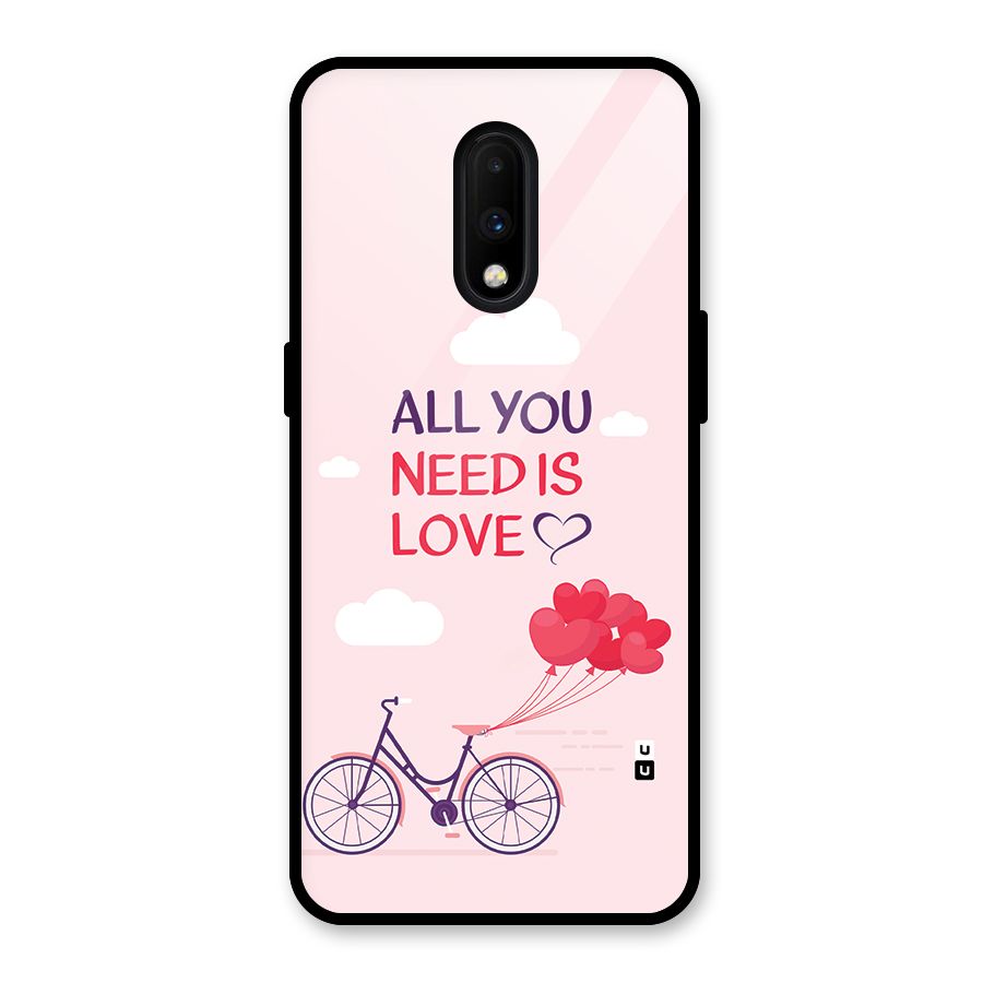 Cycle Of Love Glass Back Case for OnePlus 7