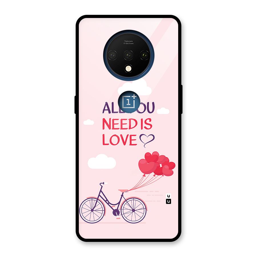 Cycle Of Love Glass Back Case for OnePlus 7T