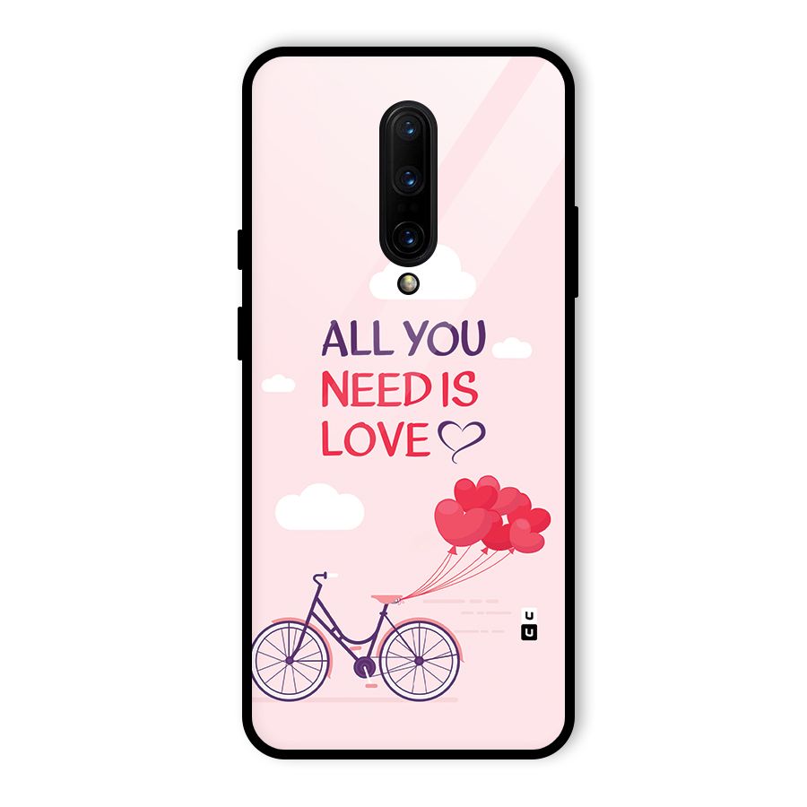 Cycle Of Love Glass Back Case for OnePlus 7 Pro