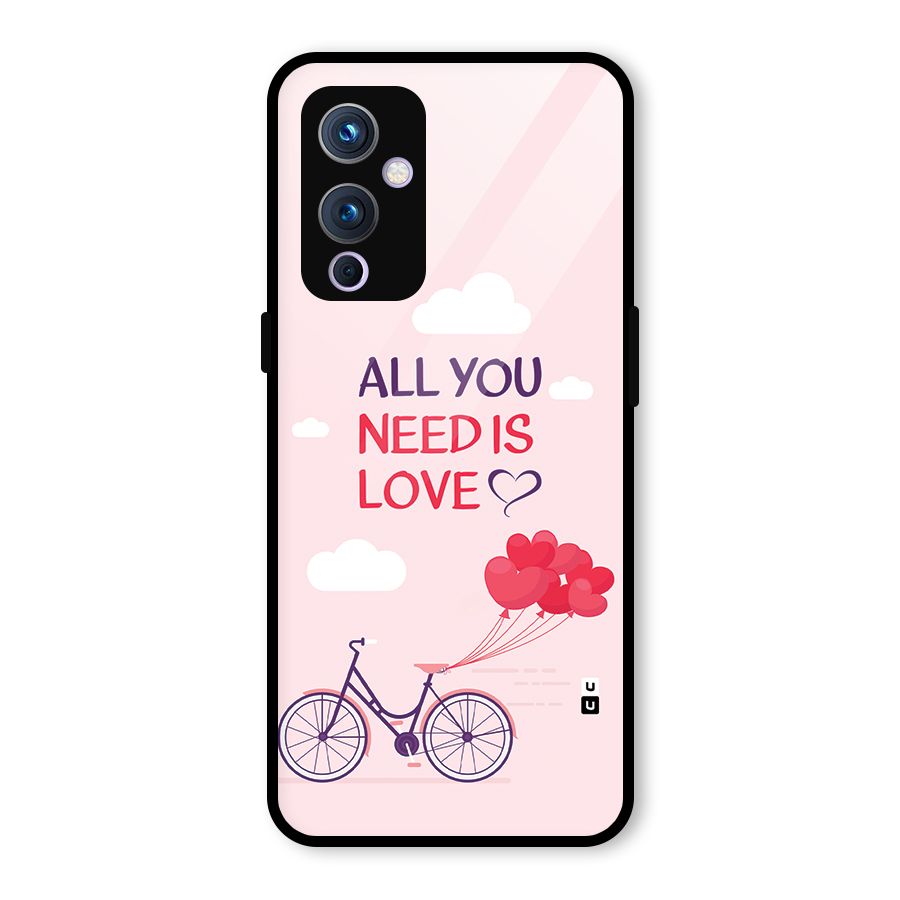 Cycle Of Love Glass Back Case for OnePlus 9