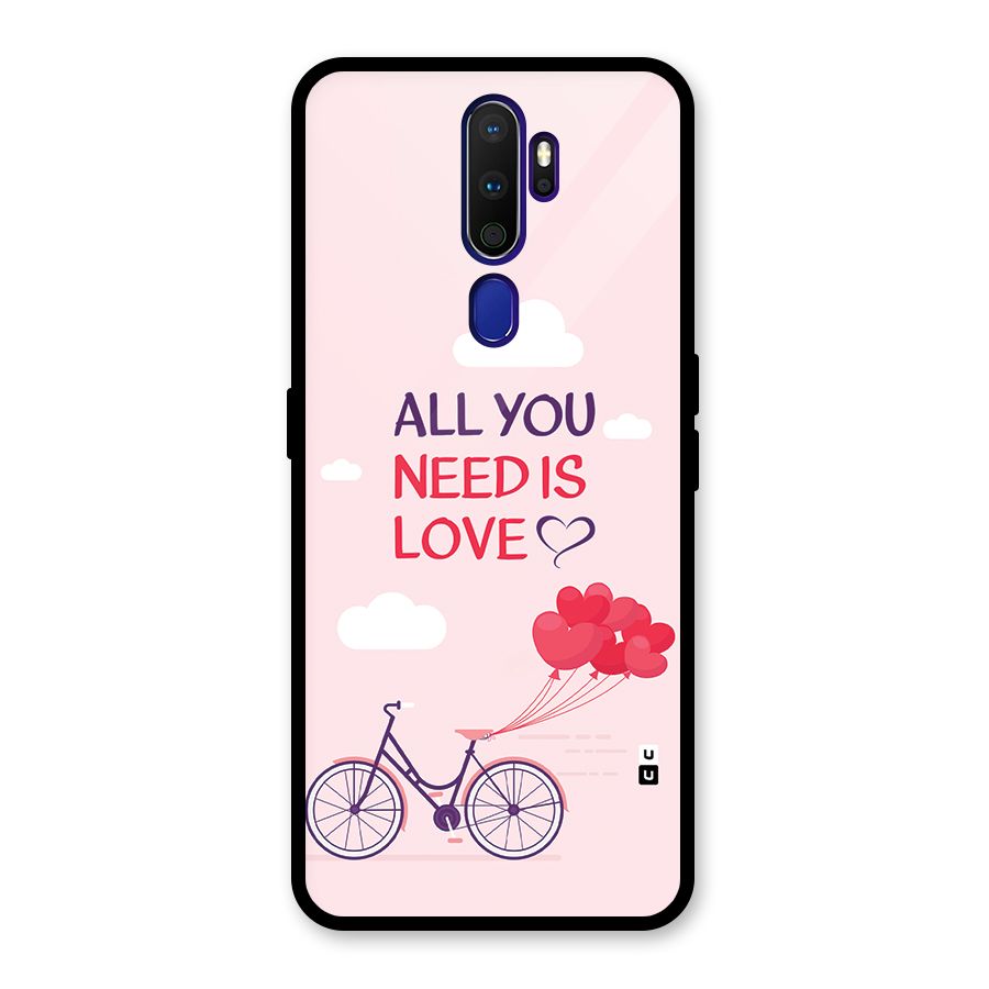 Cycle Of Love Glass Back Case for Oppo A9 (2020)