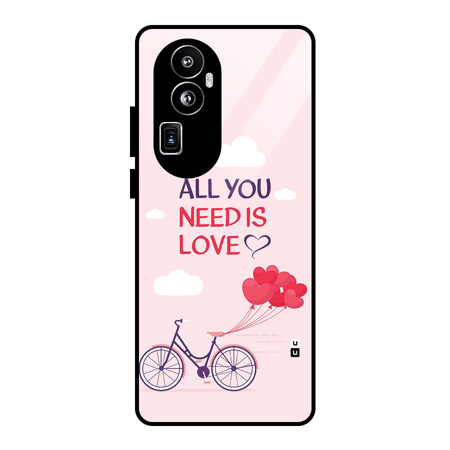 Cycle Of Love Glass Back Case for Oppo Reno10 Pro Plus