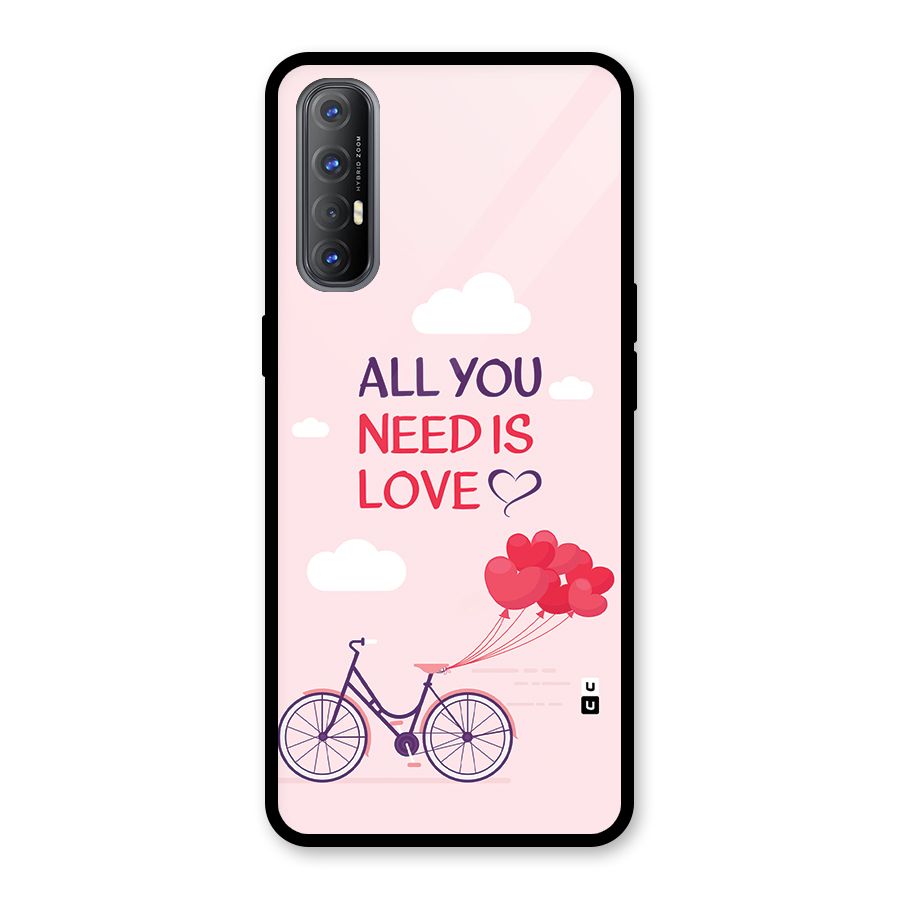 Cycle Of Love Glass Back Case for Oppo Reno3 Pro