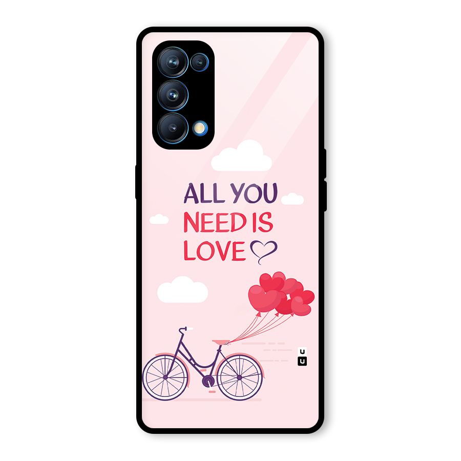Cycle Of Love Glass Back Case for Oppo Reno5 Pro 5G