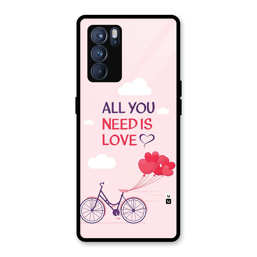 Cycle Of Love Glass Back Case for Oppo Reno6 Pro 5G
