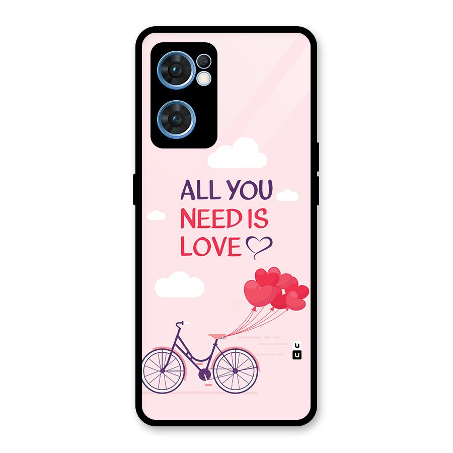 Cycle Of Love Glass Back Case for Oppo Reno7 5G