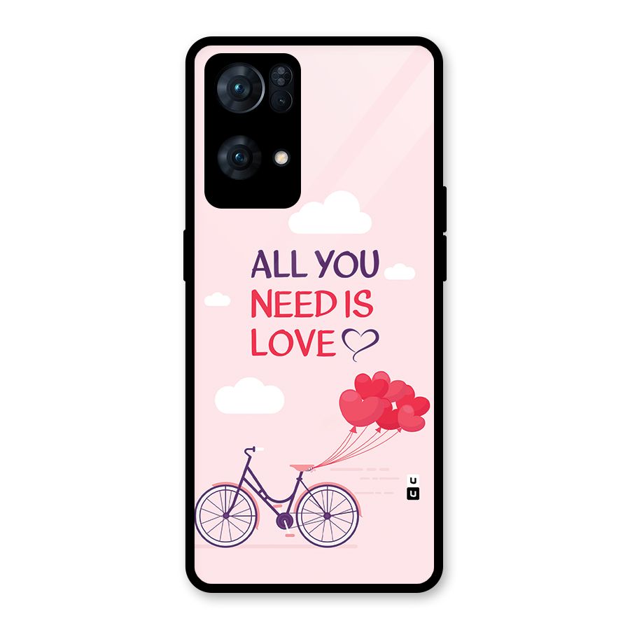 Cycle Of Love Glass Back Case for Oppo Reno7 Pro 5G