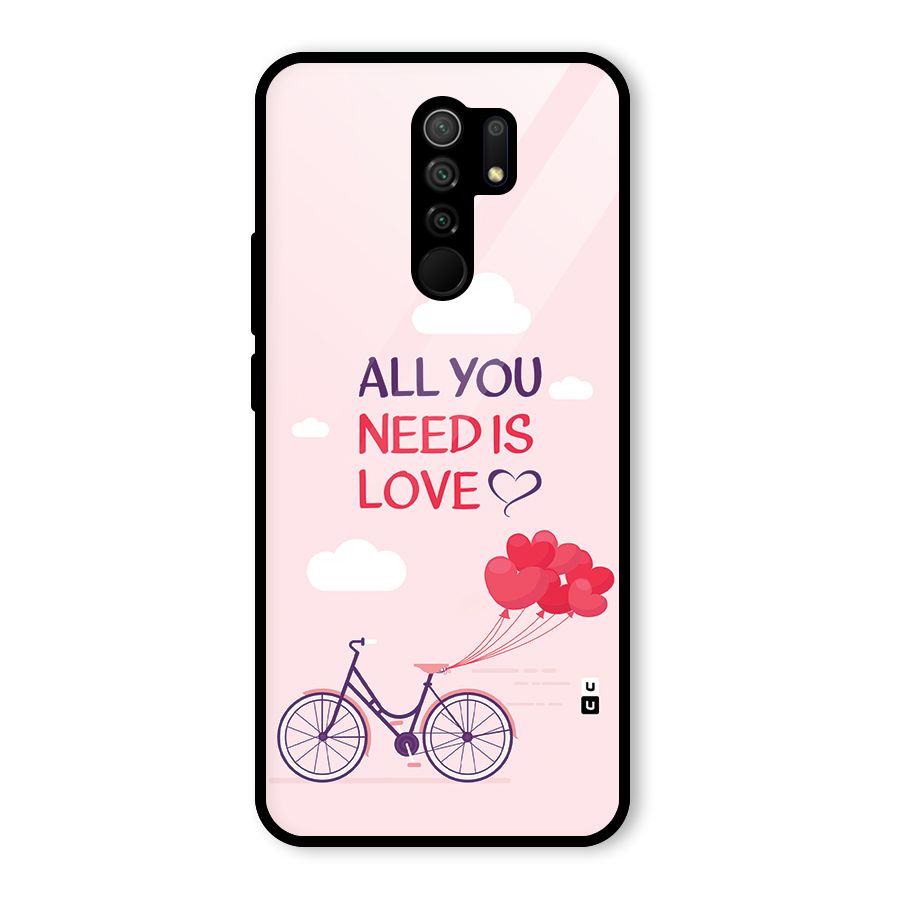 Cycle Of Love Glass Back Case for Poco M2
