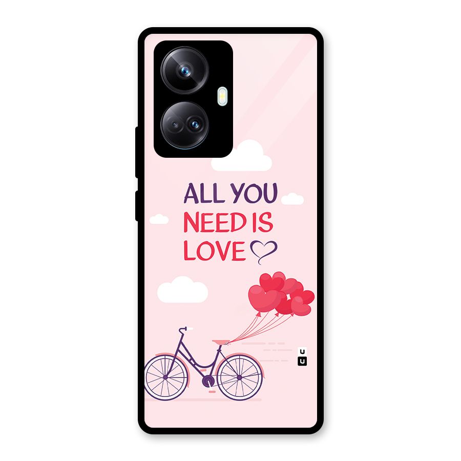 Cycle Of Love Glass Back Case for Realme 10 Pro Plus