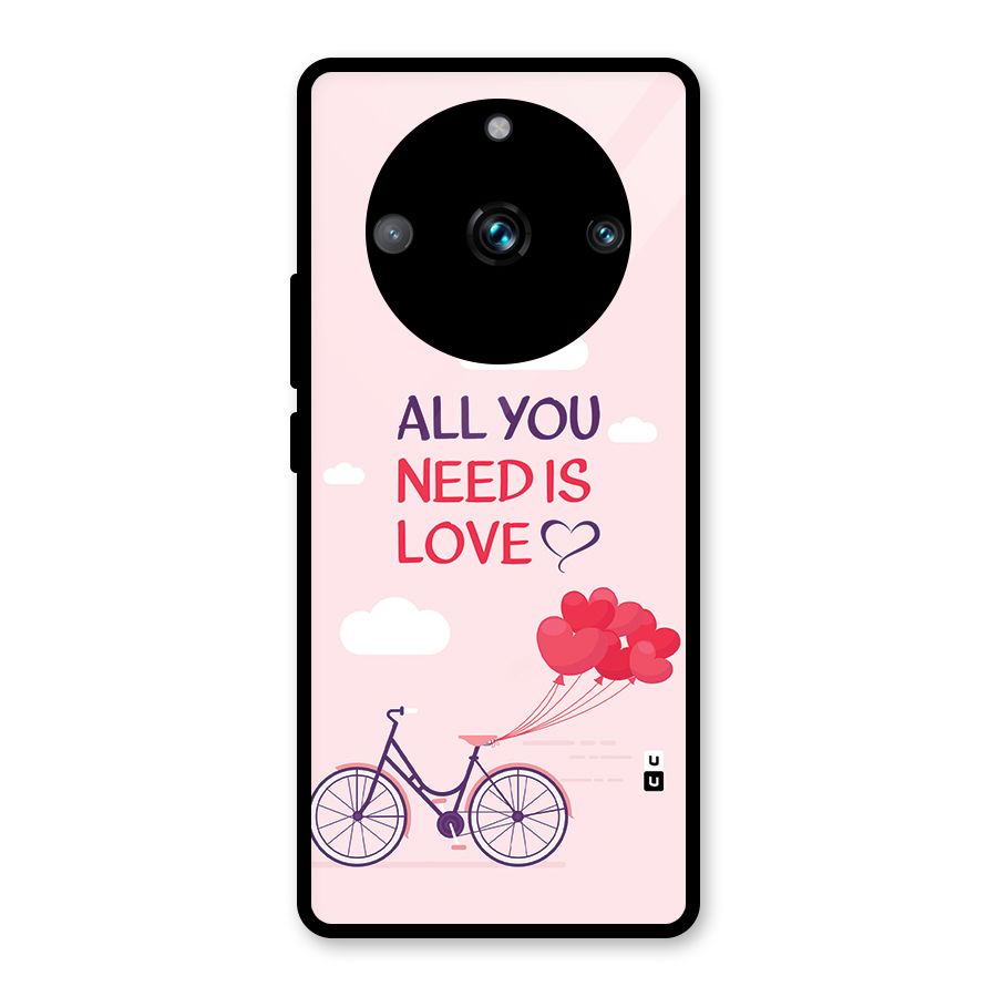Cycle Of Love Glass Back Case for Realme 11 Pro Plus