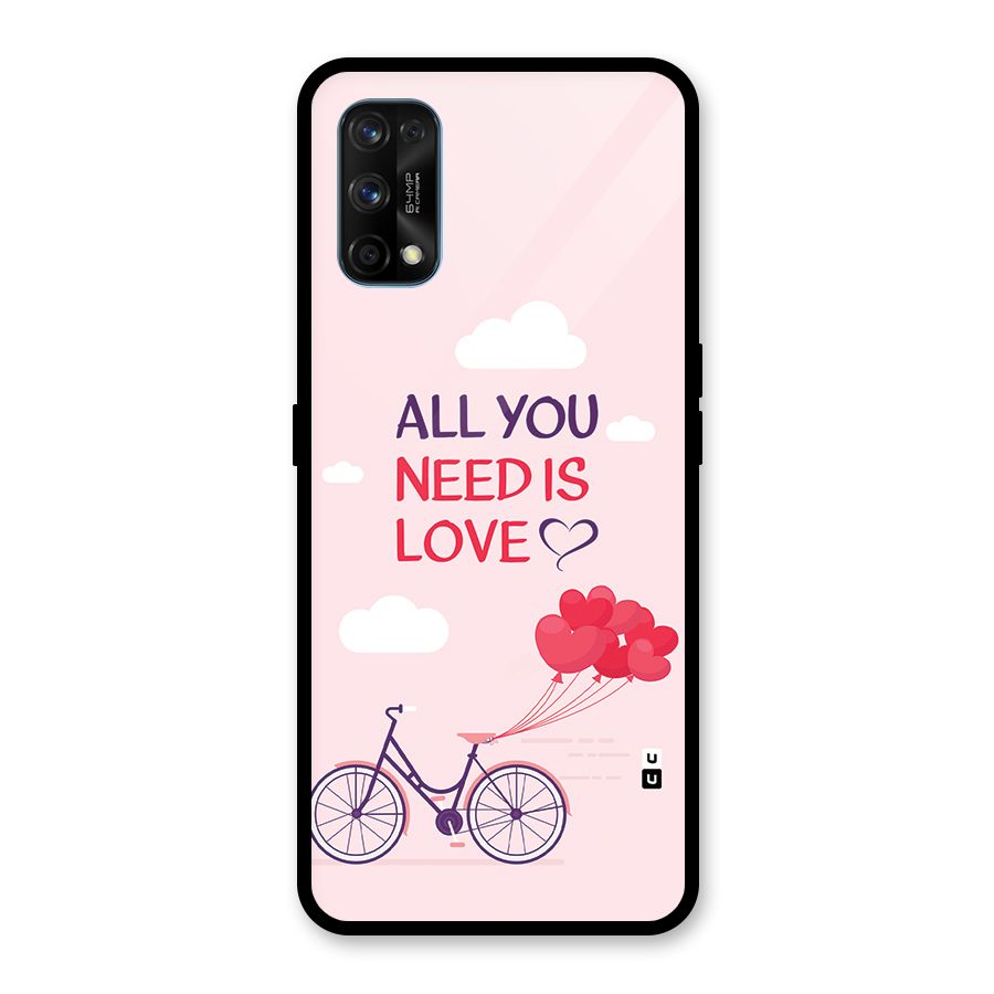 Cycle Of Love Glass Back Case for Realme 7 Pro