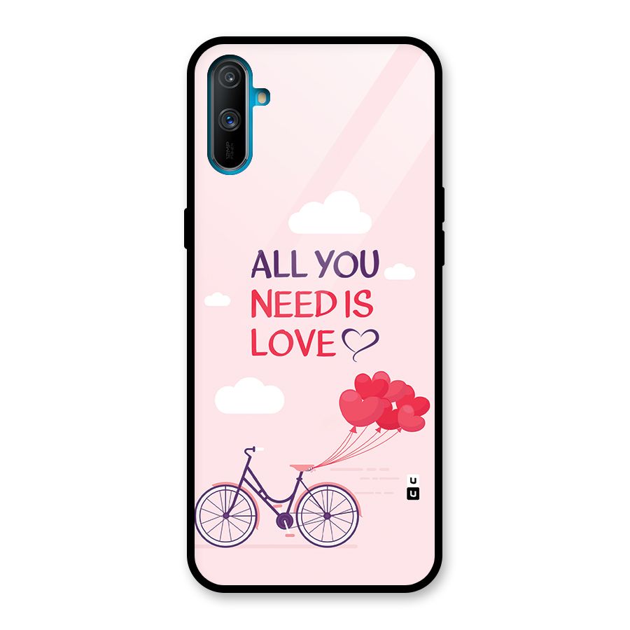 Cycle Of Love Glass Back Case for Realme C3