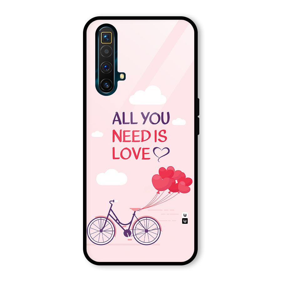 Cycle Of Love Glass Back Case for Realme X3