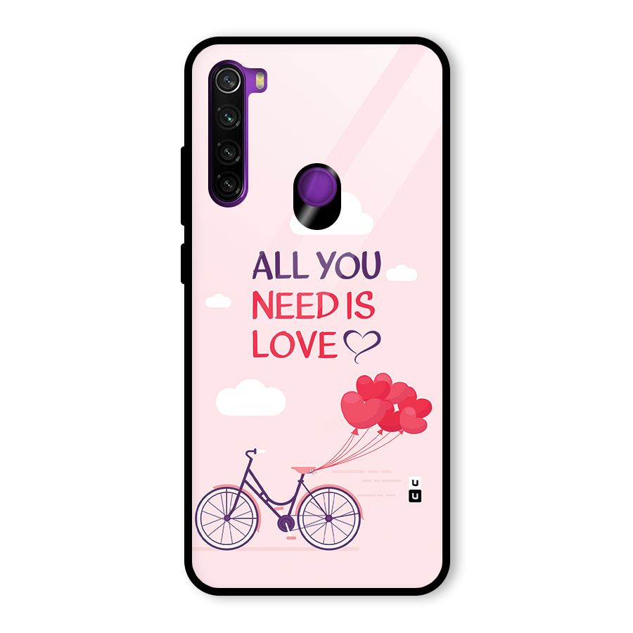 Cycle Of Love Glass Back Case for Redmi Note 8