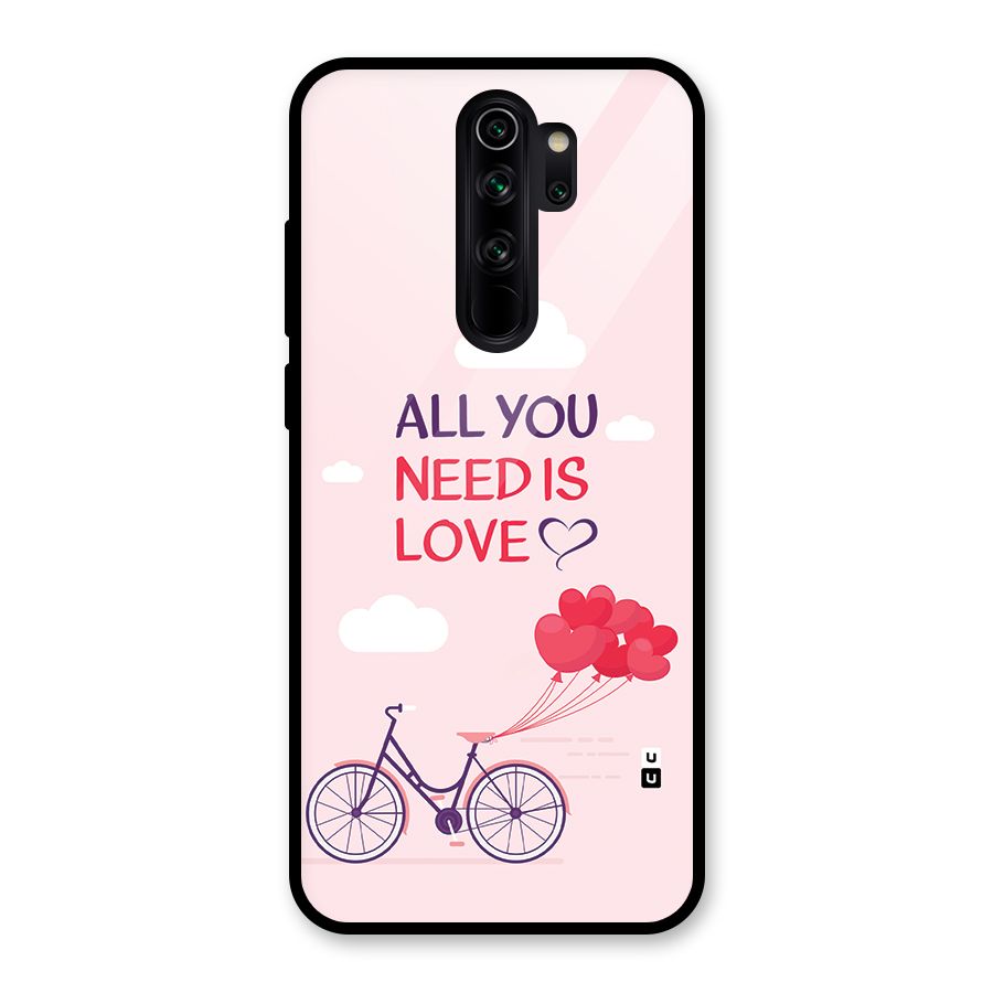 Cycle Of Love Glass Back Case for Redmi Note 8 Pro