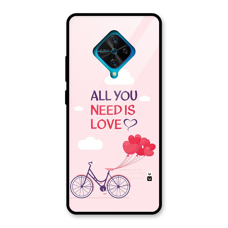 Cycle Of Love Glass Back Case for Vivo S1 Pro