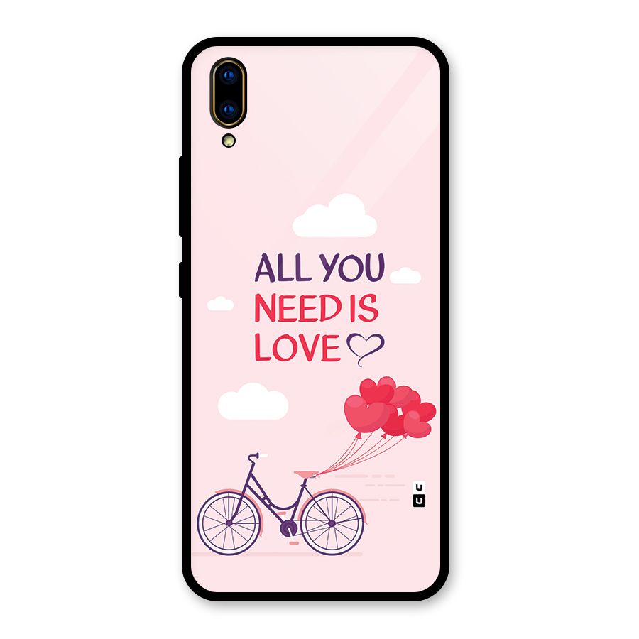Cycle Of Love Glass Back Case for Vivo V11 Pro