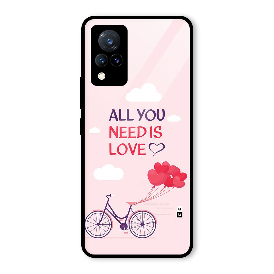 Cycle Of Love Glass Back Case for Vivo V21 5G