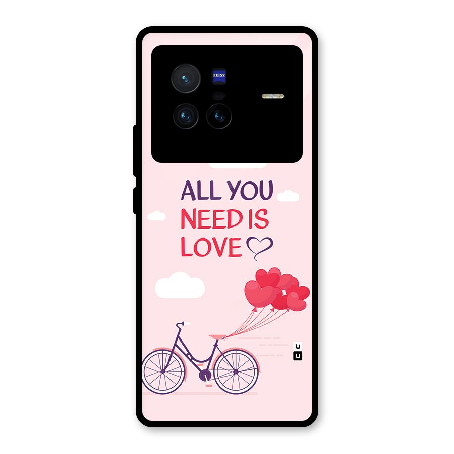 Cycle Of Love Glass Back Case for Vivo X80