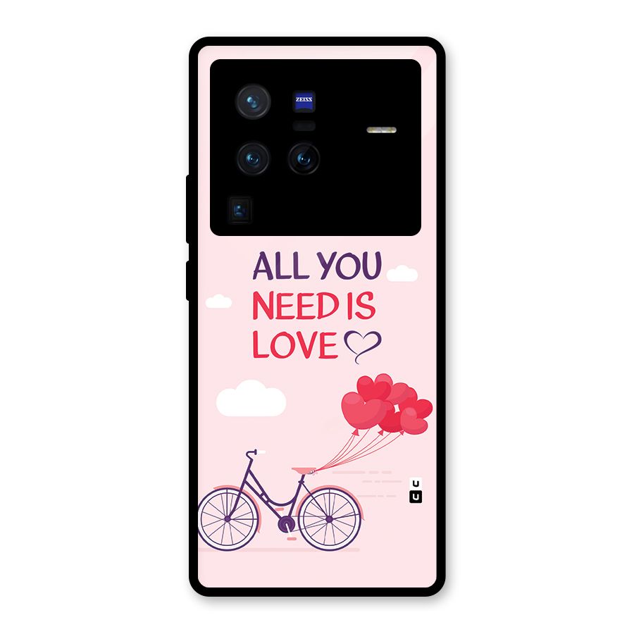 Cycle Of Love Glass Back Case for Vivo X80 Pro