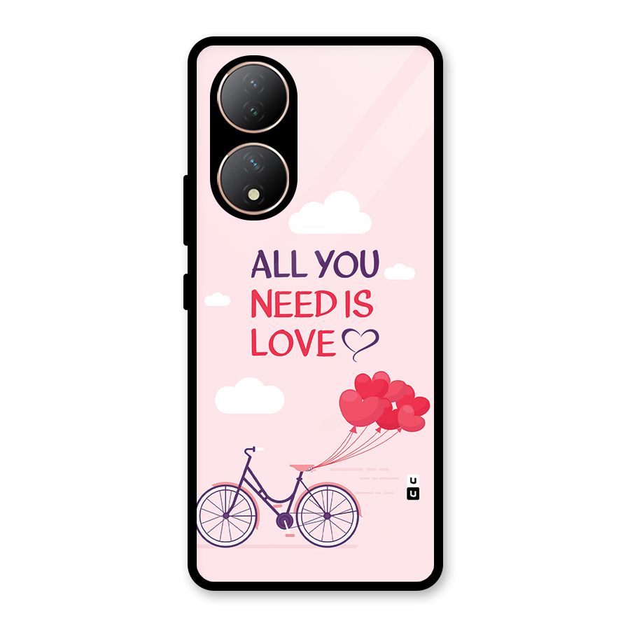 Cycle Of Love Glass Back Case for Vivo Y100A