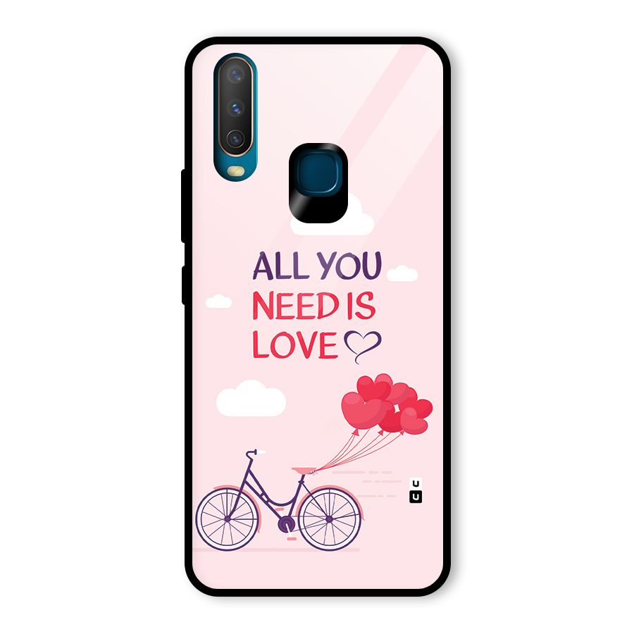 Cycle Of Love Glass Back Case for Vivo Y17