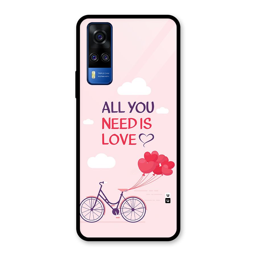 Cycle Of Love Glass Back Case for Vivo Y31