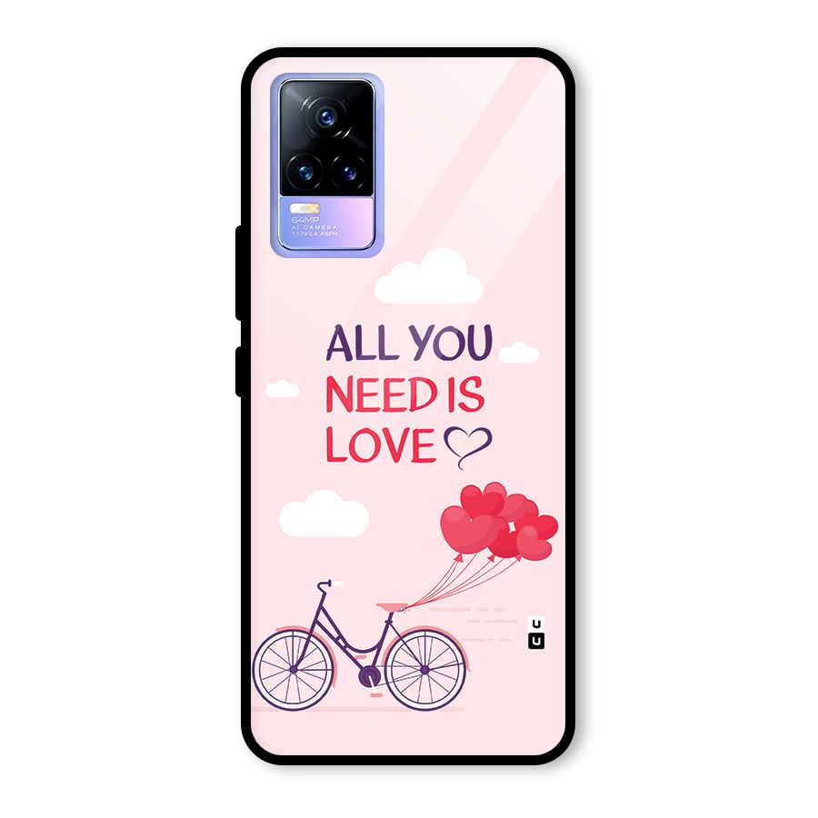Cycle Of Love Glass Back Case for Vivo Y73
