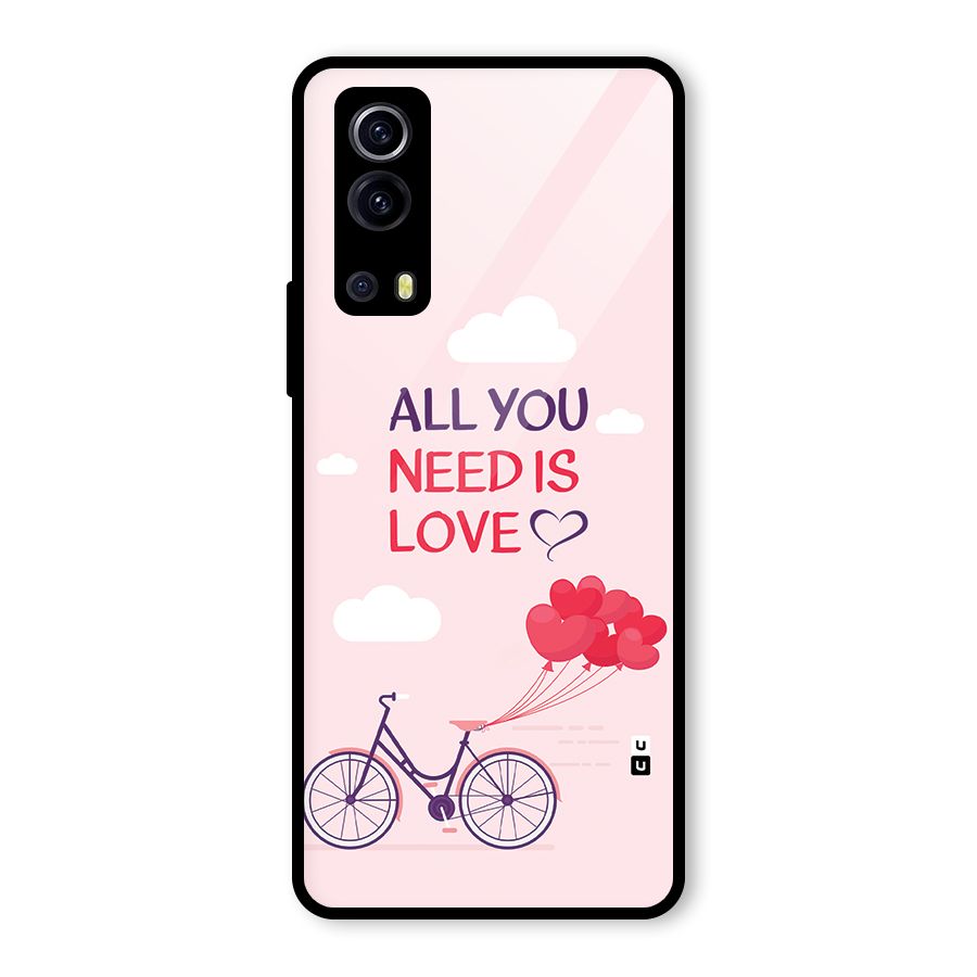 Cycle Of Love Glass Back Case for Vivo iQOO Z3