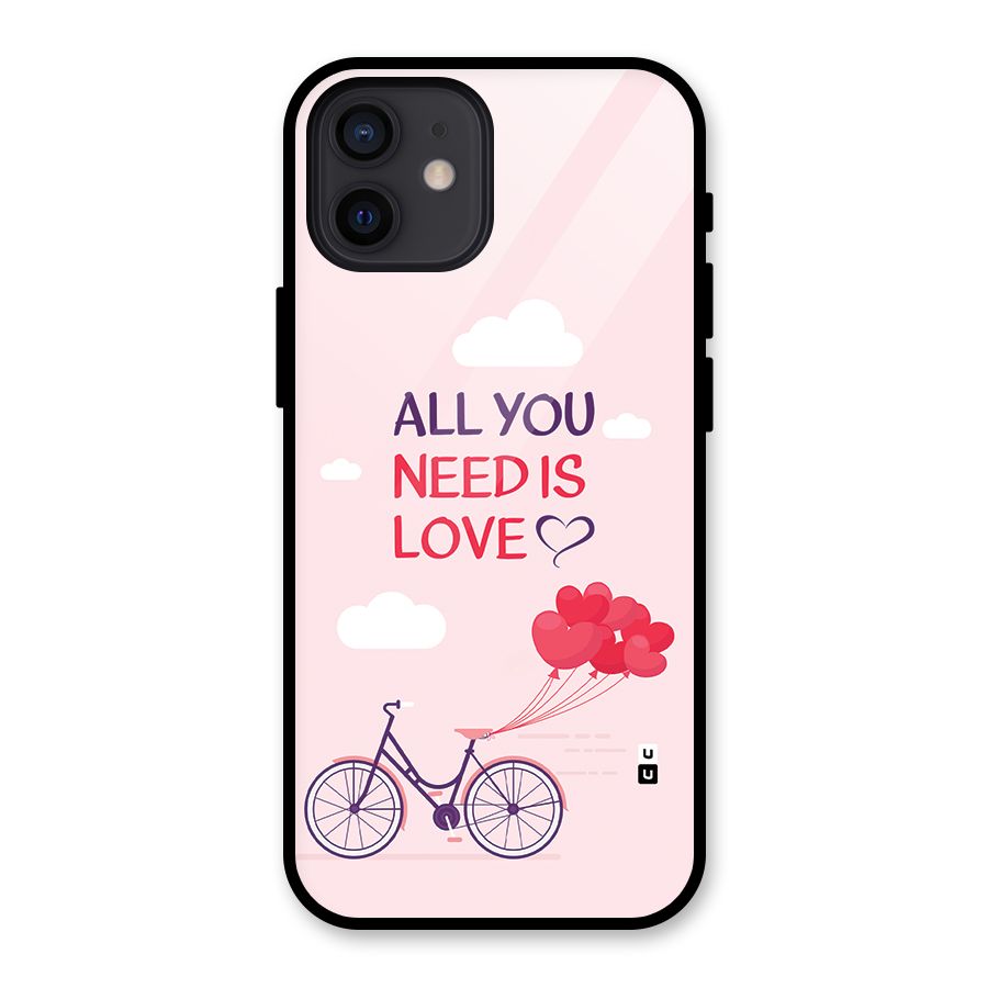 Cycle Of Love Glass Back Case for iPhone 12