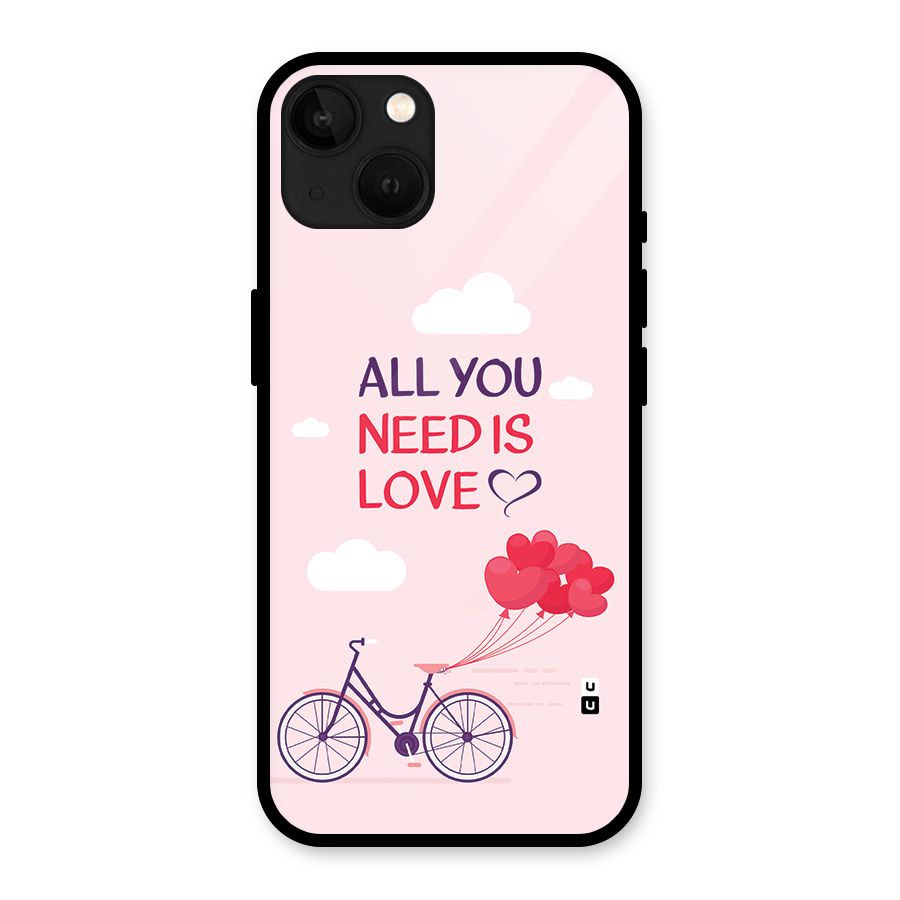 Cycle Of Love Glass Back Case for iPhone 13
