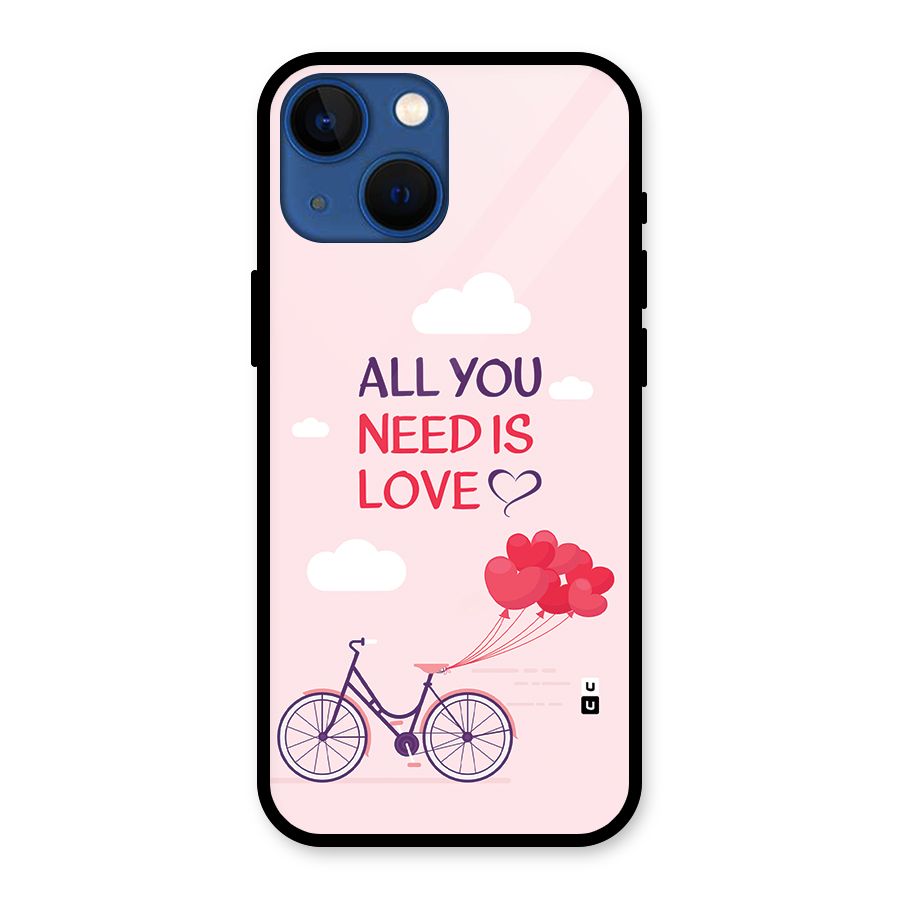 Cycle Of Love Glass Back Case for iPhone 13 Mini