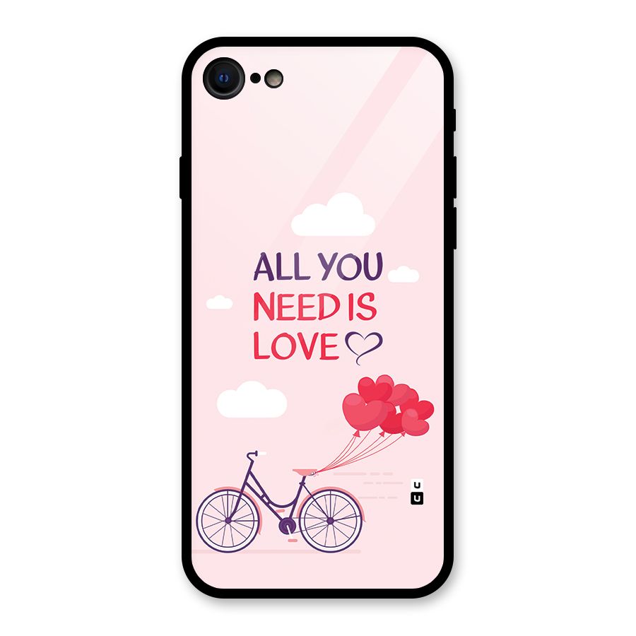Cycle Of Love Glass Back Case for iPhone SE 2022