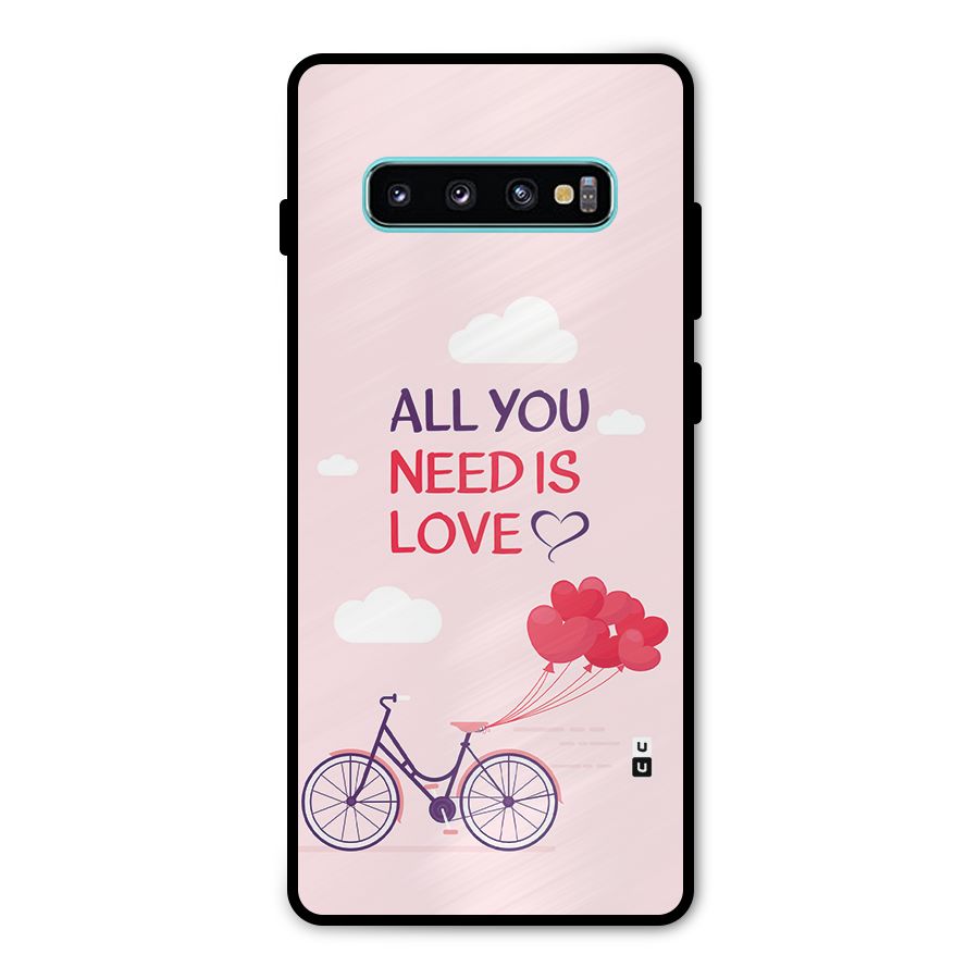 Cycle Of Love Metal Back Case for Galaxy S10 Plus