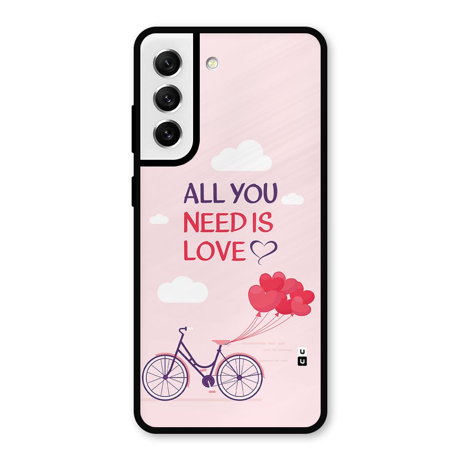 Cycle Of Love Metal Back Case for Galaxy S21 FE 5G
