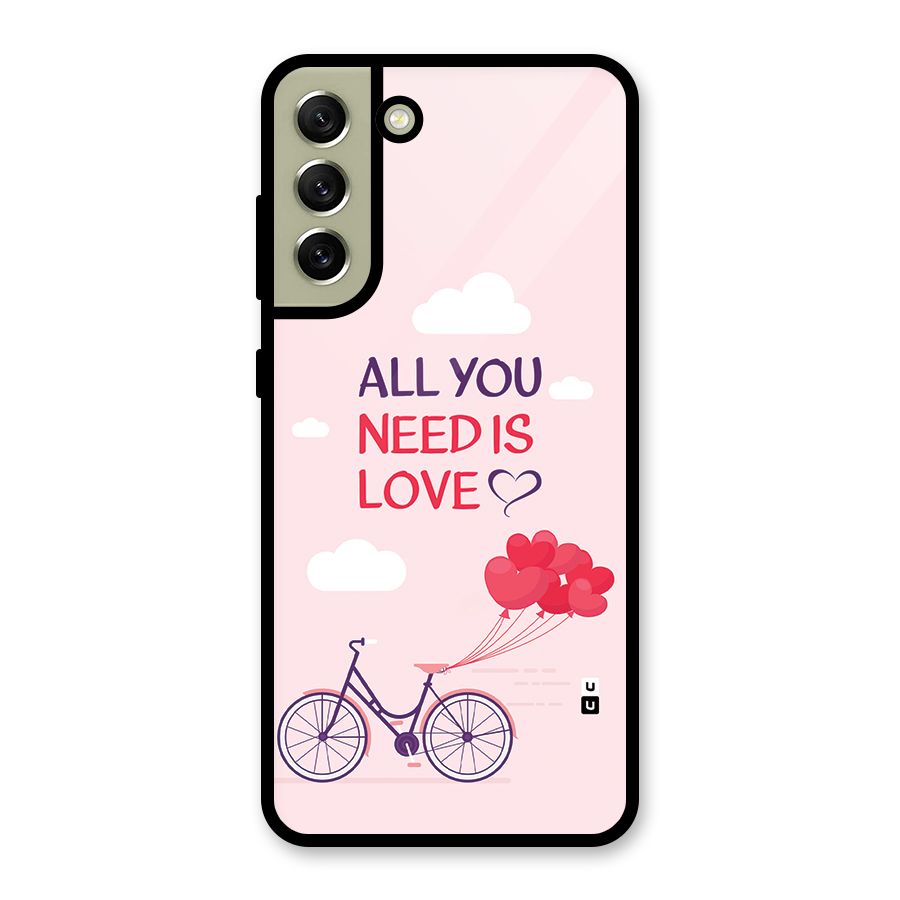 Cycle Of Love Metal Back Case for Galaxy S21 FE 5G (2023)