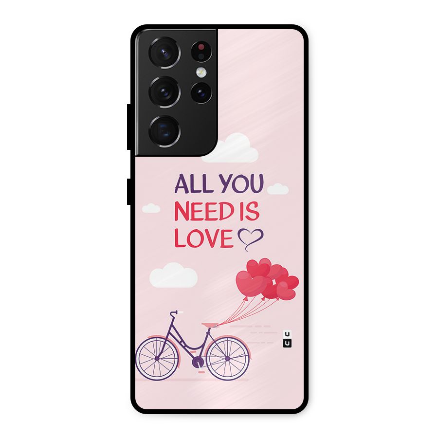 Cycle Of Love Metal Back Case for Galaxy S21 Ultra 5G