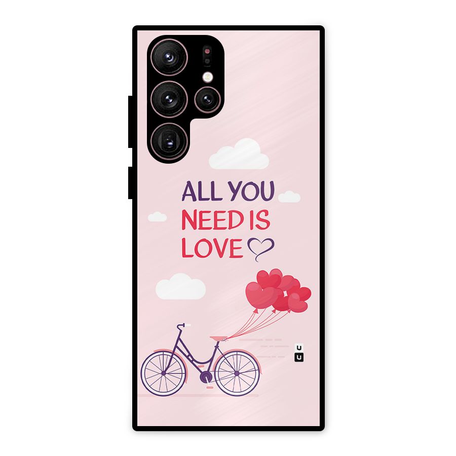 Cycle Of Love Metal Back Case for Galaxy S22 Ultra 5G