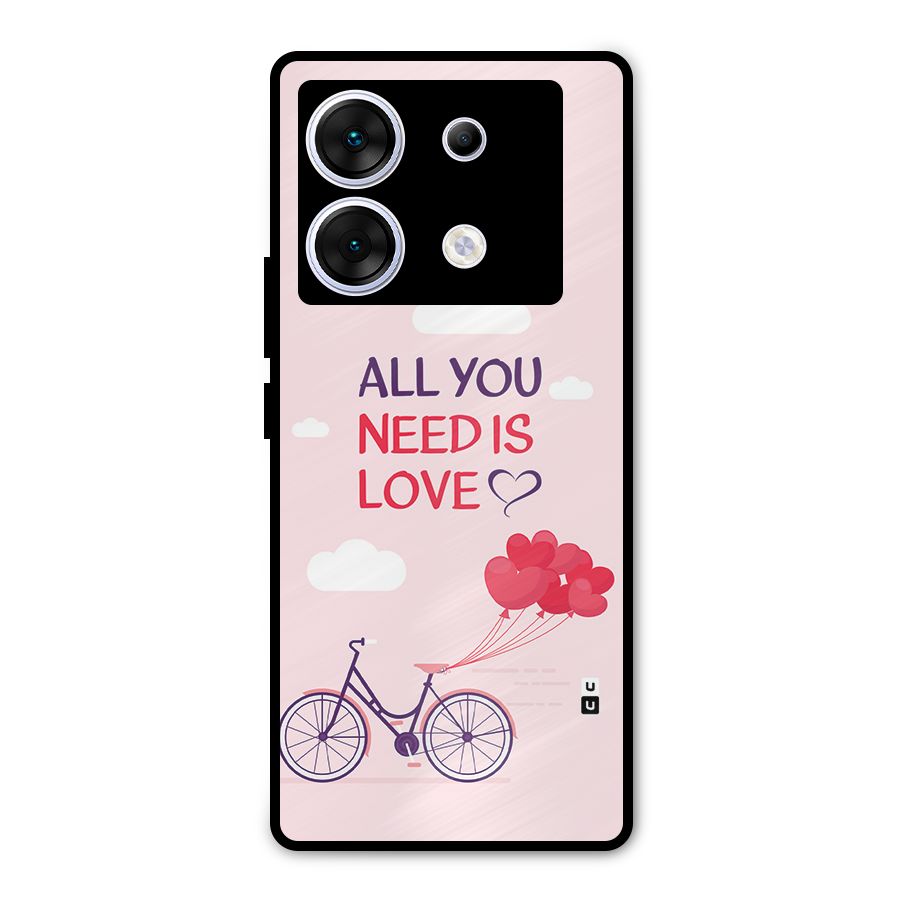 Cycle Of Love Metal Back Case for Infinix Zero 30 5G