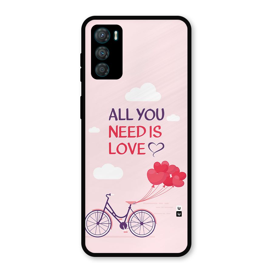 Cycle Of Love Metal Back Case for Moto G42