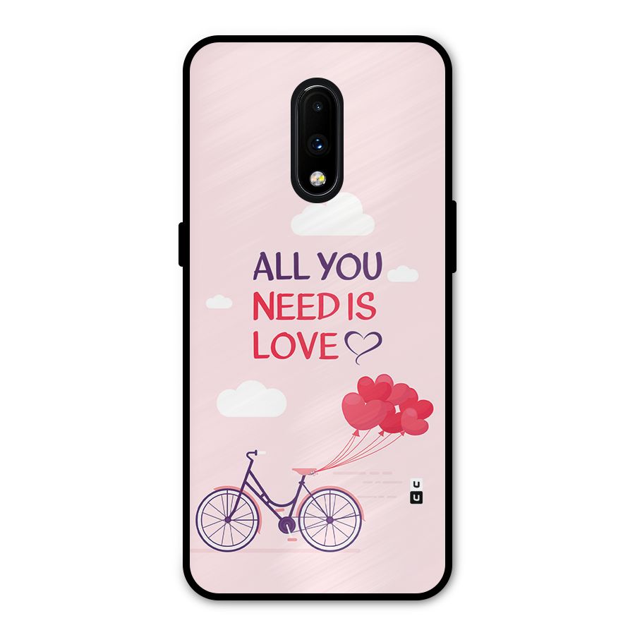 Cycle Of Love Metal Back Case for OnePlus 7