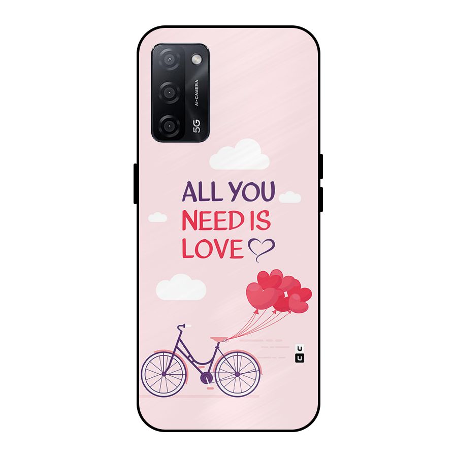 Cycle Of Love Metal Back Case for Oppo A53s 5G