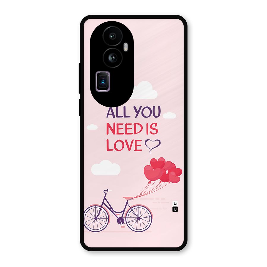 Cycle Of Love Metal Back Case for Oppo Reno10 Pro Plus