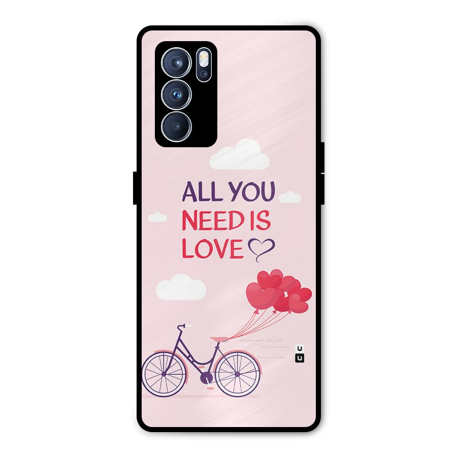 Cycle Of Love Metal Back Case for Oppo Reno6 Pro 5G