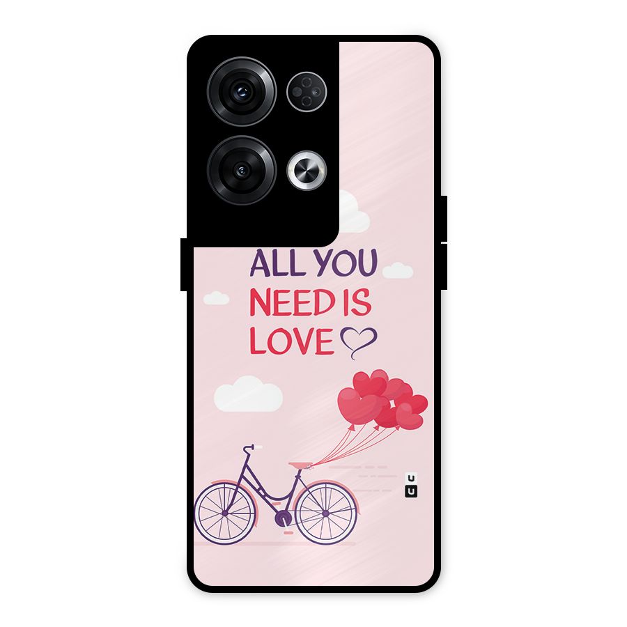Cycle Of Love Metal Back Case for Oppo Reno8 Pro 5G