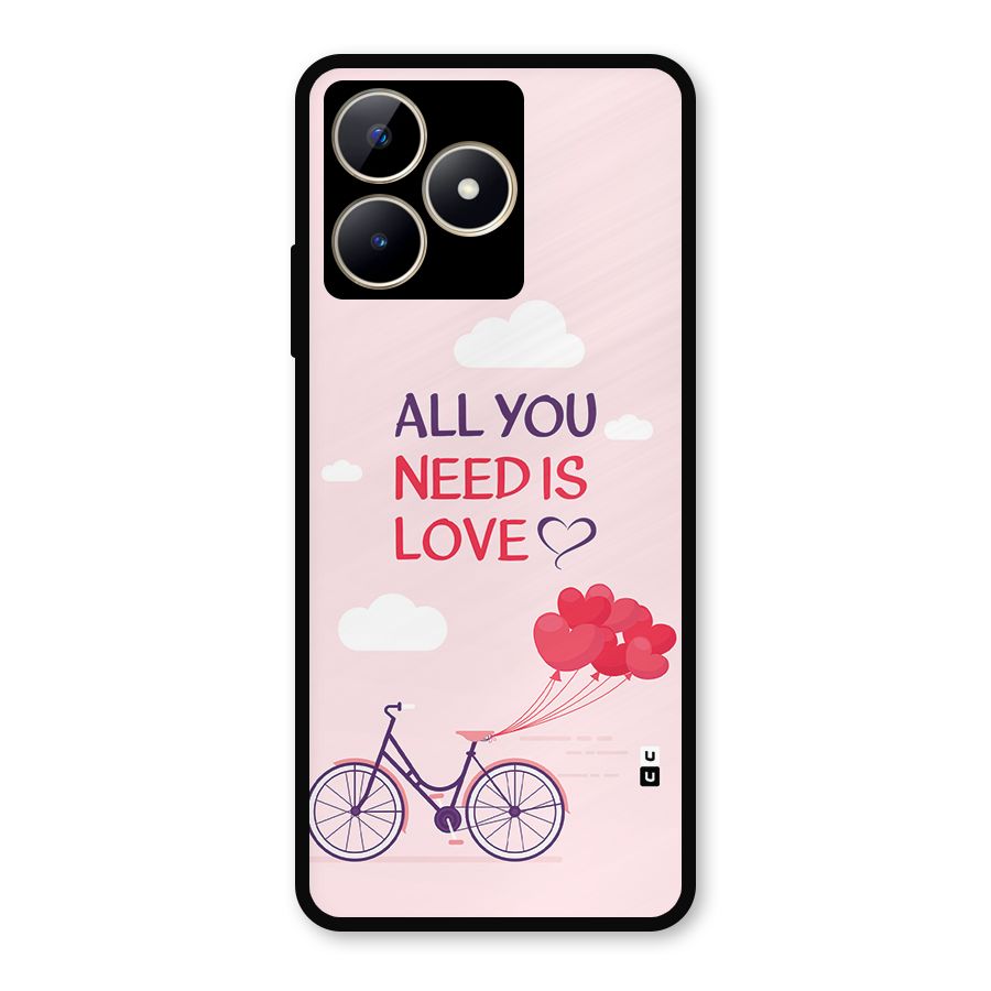 Cycle Of Love Metal Back Case for Realme C53