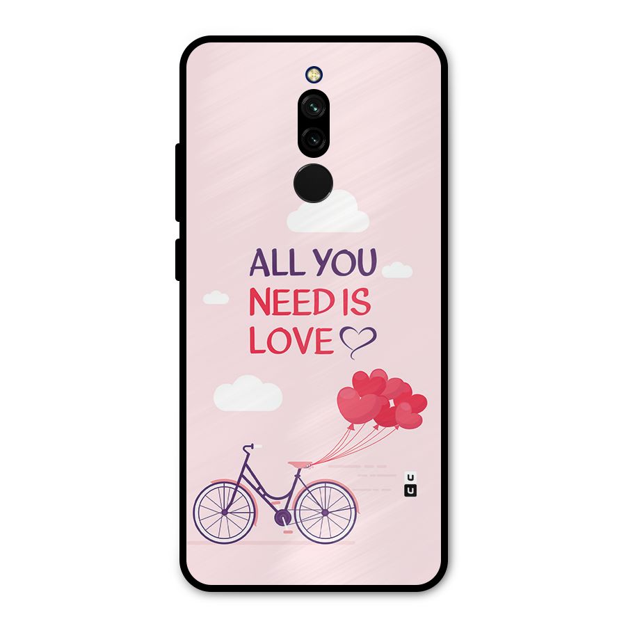 Cycle Of Love Metal Back Case for Redmi 8