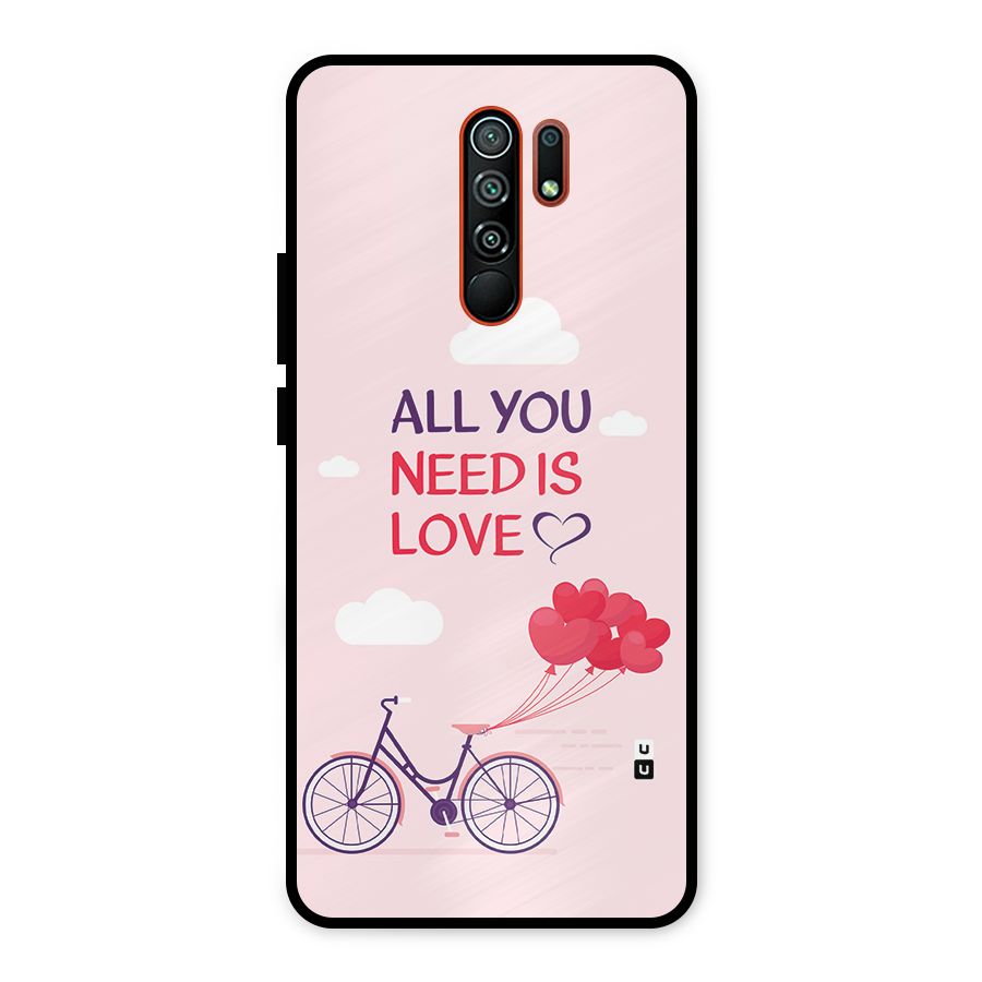 Cycle Of Love Metal Back Case for Redmi 9 Prime