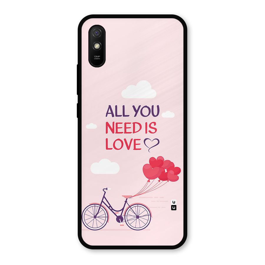 Cycle Of Love Metal Back Case for Redmi 9a