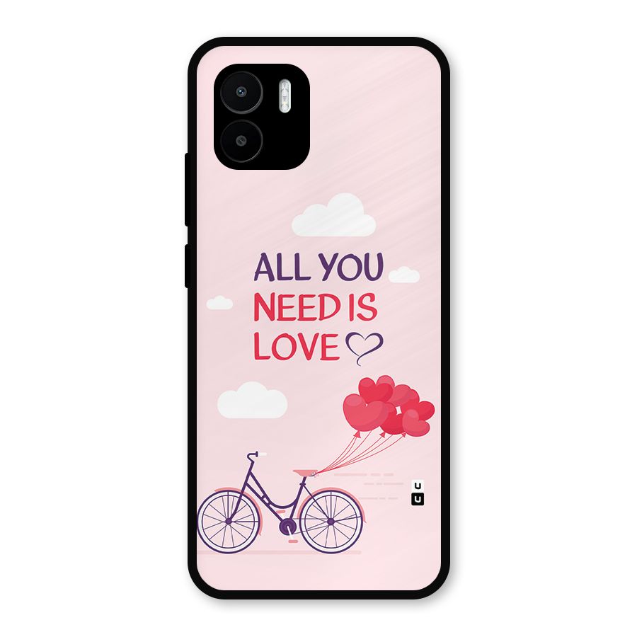 Cycle Of Love Metal Back Case for Redmi A1